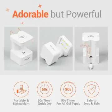 Mini UV Light for Nails - Portable Nail Dryer