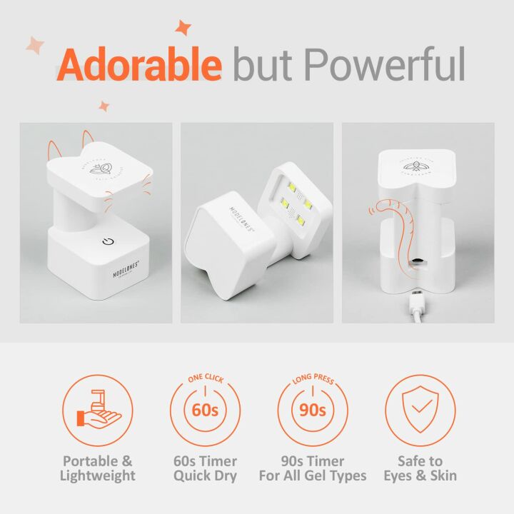Mini UV Light for Nails - Portable Nail Dryer