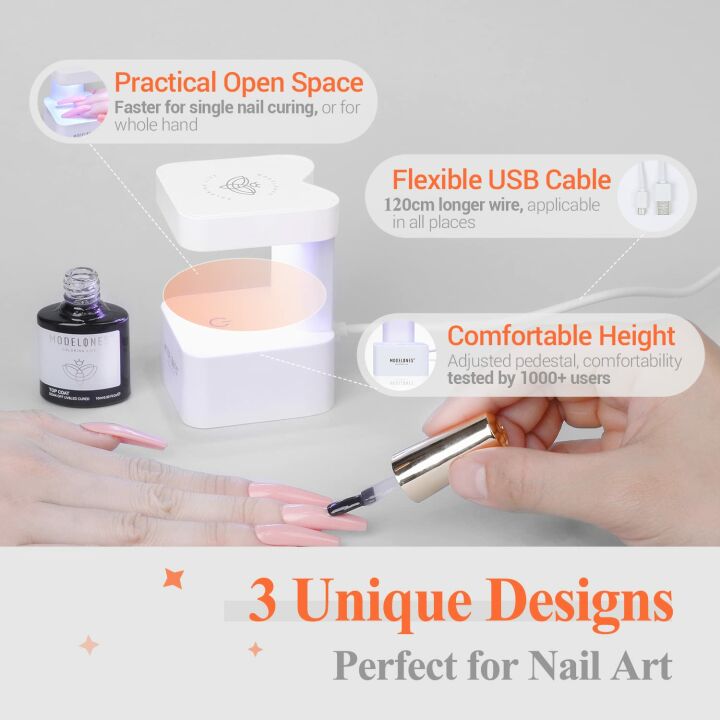 Mini UV Light for Nails - Portable Nail Dryer