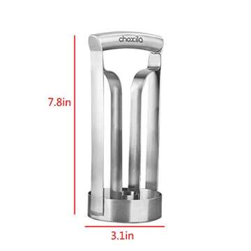 Choxila Pineapple Corer Stainless Steel Pineapple Corer Peeler Pineapple Cutter Fruit tool Easy Kitchen Tool