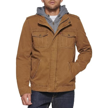 Levi's Four-pocket Hooded Jacket for Men - Stylish & Durable