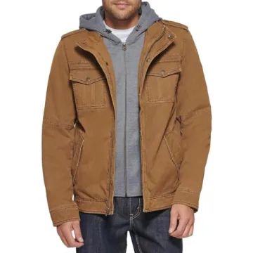 Levi's Four-pocket Hooded Jacket for Men - Stylish & Durable