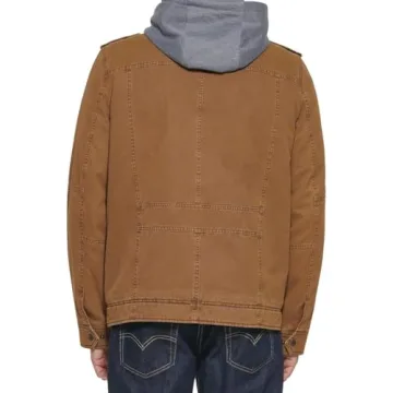 Levi's Four-pocket Hooded Jacket for Men - Stylish & Durable