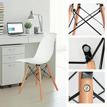 CangLong Modern Mid-Century Dining Chairs Set of 2