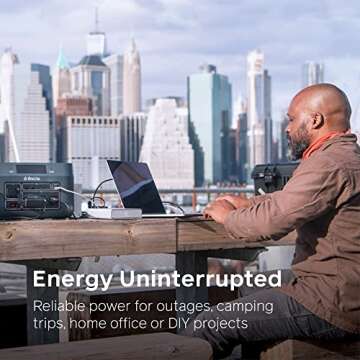 BioLite BaseCharge Rechargeable Lithium-Ion Power Station for Camping, DIY or Emergencies, 1500