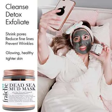 Live Fraiche Organic Dead Sea Mud Mask - Hydrate & Purify
