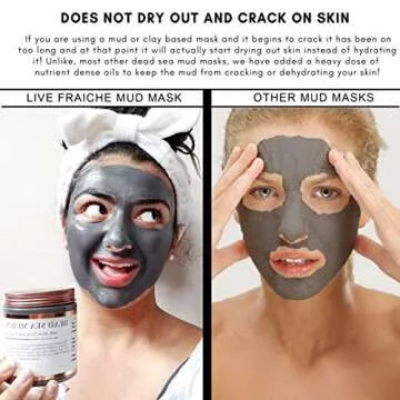 Live Fraiche Organic Dead Sea Mud Mask - Hydrate & Purify