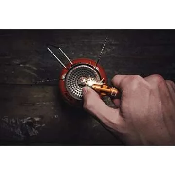 Exotac nanoSPARK Ultra-Compact Fire Starter with One-Handed Operation High-Spark Flint Wheel and Waterproof Storage Compartment Holds quickLIGHT Tinder and Up to 5 Replacement Flints