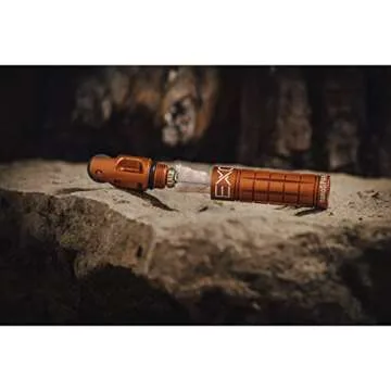 Exotac nanoSPARK Ultra-Compact Fire Starter with One-Handed Operation High-Spark Flint Wheel and Waterproof Storage Compartment Holds quickLIGHT Tinder and Up to 5 Replacement Flints