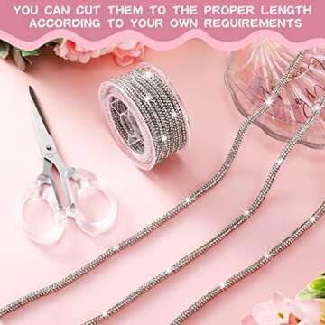 Rhinestone Glitter Shoelaces - 9 Yards of Sparkle