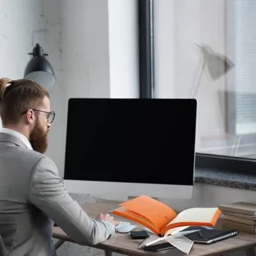 Elegant Acrylic Book Stand for Home & Kitchen Decor