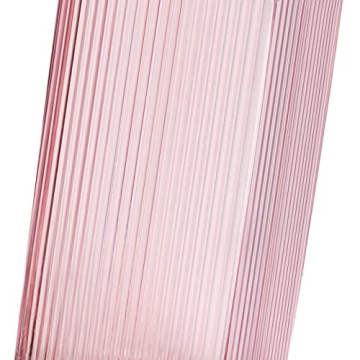 Pink Heart Shaped Decorative Glass Vase for Weddings and Home Decor