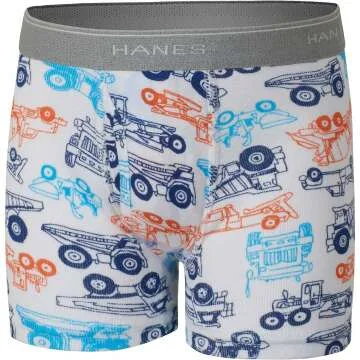 Hanes Boys & Toddler Comfort Boxer Briefs, 10 Pack