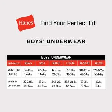 Hanes Boys & Toddler Comfort Boxer Briefs, 10 Pack
