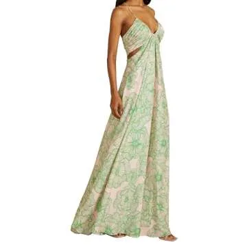 AMUR Kaylan Cutout Maxi Dress - Sustainable & Stylish