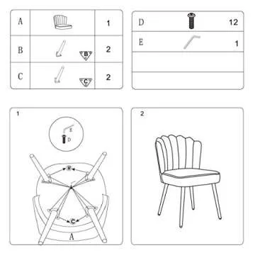 CangLong Velvet Accent Chair - Elegant Comfort for Any Room