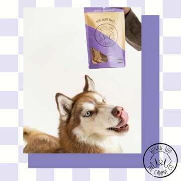 Winnie Lou Berry Boost Bones - Organic Healthy Dog Treats Made in USA with Grain-Free Flour, Berries...