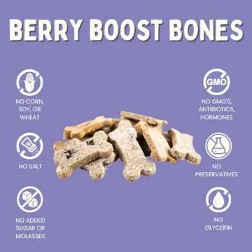Winnie Lou Berry Boost Bones - Organic Healthy Dog Treats