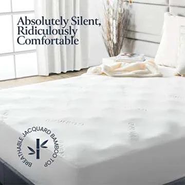BELADOR Waterproof Mattress Protector Twin - 3D Air Fabric Bamboo Mattress Protector for Comfortable...