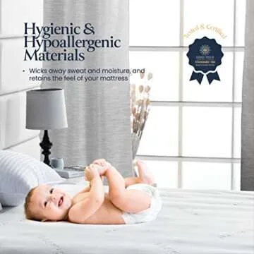 BELADOR Waterproof Mattress Protector Twin - Bamboo Softness