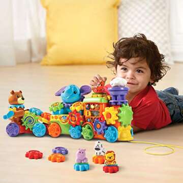 VTech GearZooz Roll & Roar Animal Train (Frustration Free Packaging)
