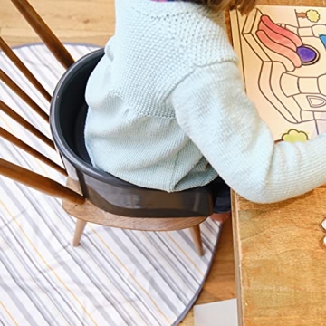 Prince Lionheart Soft Booster Seat Charcoal Grey Comfort