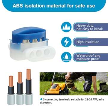 GWHOLE Wire Connectors IDC 314 - Waterproof Electrical Couplers