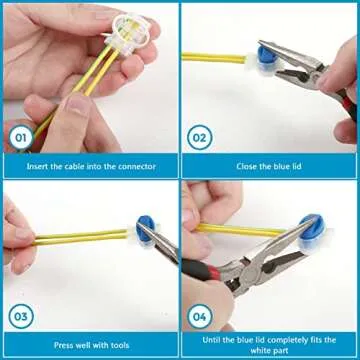 GWHOLE Wire Connectors IDC 314 - Waterproof Electrical Couplers