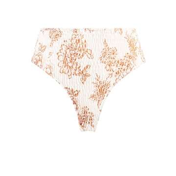 VOLAFA Women's High Waisted Textured Swimsuit Set