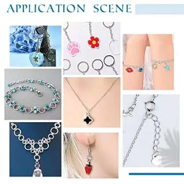 PH PandaHall 1000pcs 304 Stainless Steel Jump Rings, 18-Gauge Open Jump Ring 4/5/6/8/9/10mm Connector Rings O Ring Chainmail Rings for Earring Bracelet Necklace Jewelry Keychain DIY Craft Making