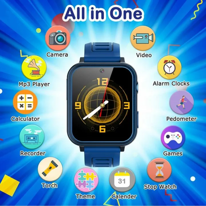 Kids Smart Watch with Games HD Screen & More
