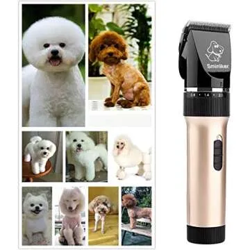 Sminiker Professional Low Noise Cordless Pet Clippers