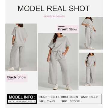 SHEWIN Women's Comfy 2 Piece Lounge Set - Stylish & Versatile