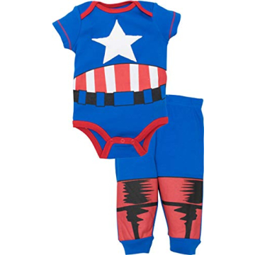 Marvel Avengers Baby Cosplay Bodysuit Pants Set