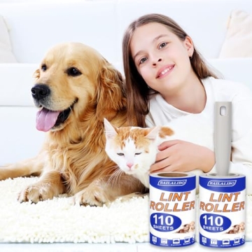 BAILALIBO Lint Roller: 660 Sheets for Pet Hair Removal
