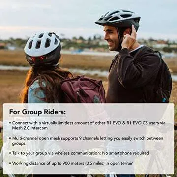 Sena Smart Cycling Helmet R1 EVO Connectivity and Safety