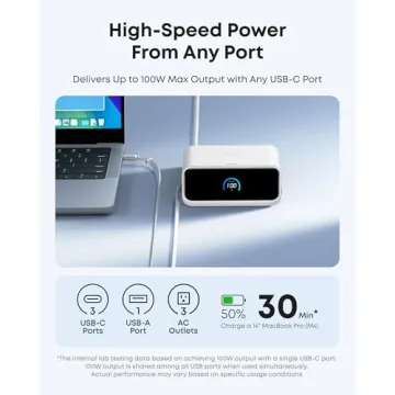 Anker Nano Charging Station, 7-in-1 USB-C Power Strip