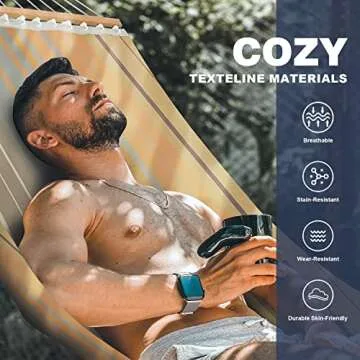 Patio Watcher Double Size Quick Dry 14 FT Hammock