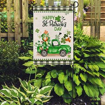 EKOREST St Patrick's Day Garden Flag - Vibrant & Durable