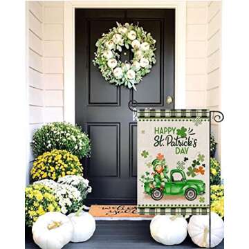 EKOREST St Patrick's Day Garden Flag - Vibrant & Durable