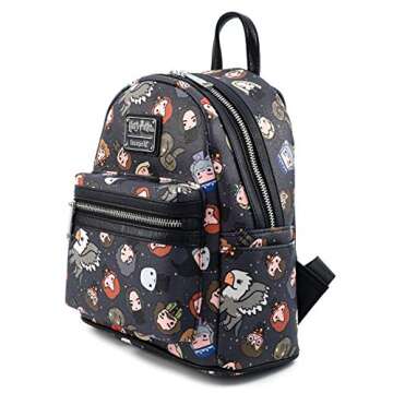 Loungefly Harry Potter Characters All Over Print Shoulder Bag Purse