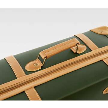 HoJax Vintage Luggage 20 inch Carryon with Spinner Wheels