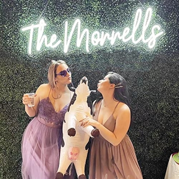 Custom Neon Sign for Wedding Birthday Party Holiday Billboard 30inch 36inch Large Customizable Name ...