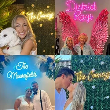 Custom Neon Sign for Wedding, Birthday, and Party Decor