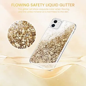 Caka Glitter Liquid Case for iPhone 11 – Sparkly & Fun!