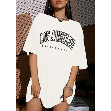 Fenxxxl Women's Oversized Graphic Tee for Casual Style