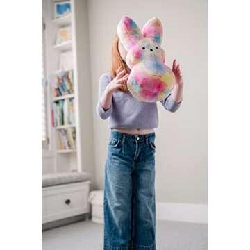 Animal Adventure | Tie-Dye Bunny Peeps | 15” Collectible Plush | Pink Tie-Dye