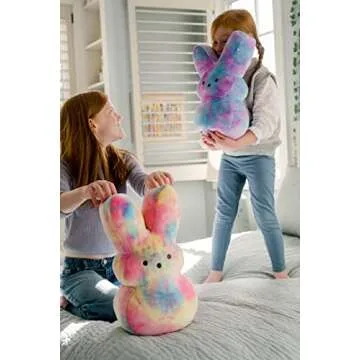 Animal Adventure | Tie-Dye Bunny Peeps | 15” Collectible Plush | Pink Tie-Dye