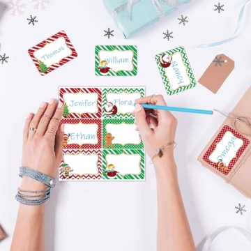 Wonmon Christmas Gift Tags Stickers - 300 PCS Value Pack