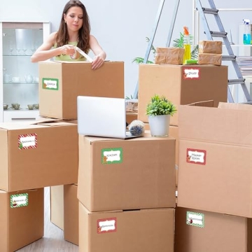 Wonmon Christmas Gift Tags Stickers - 300 PCS Value Pack